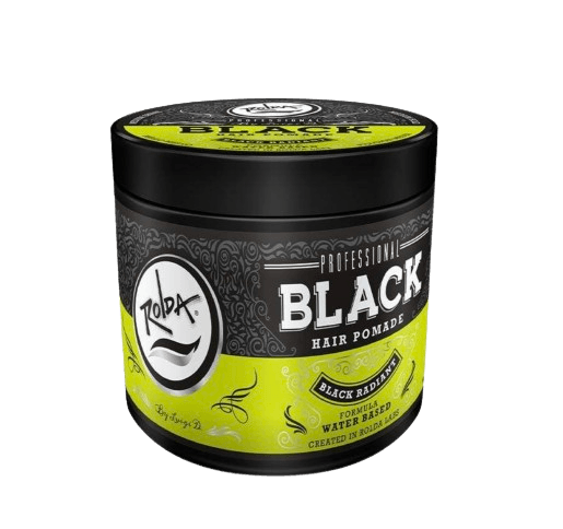 Rolda - Black Hair Pomade | Covers Grey Hairs, Medium Hold, Medium Shine, Water-based Formula, All Day Hold, Flake-free, Alcohol-free