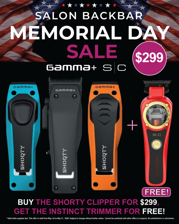 Gamma+ Shorty Clipper & StyleCraft Instinct Trimmer Combo
