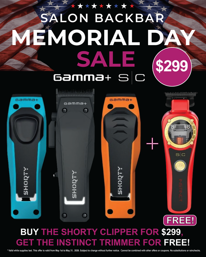 Gamma+ Shorty Clipper & StyleCraft Instinct Trimmer Combo