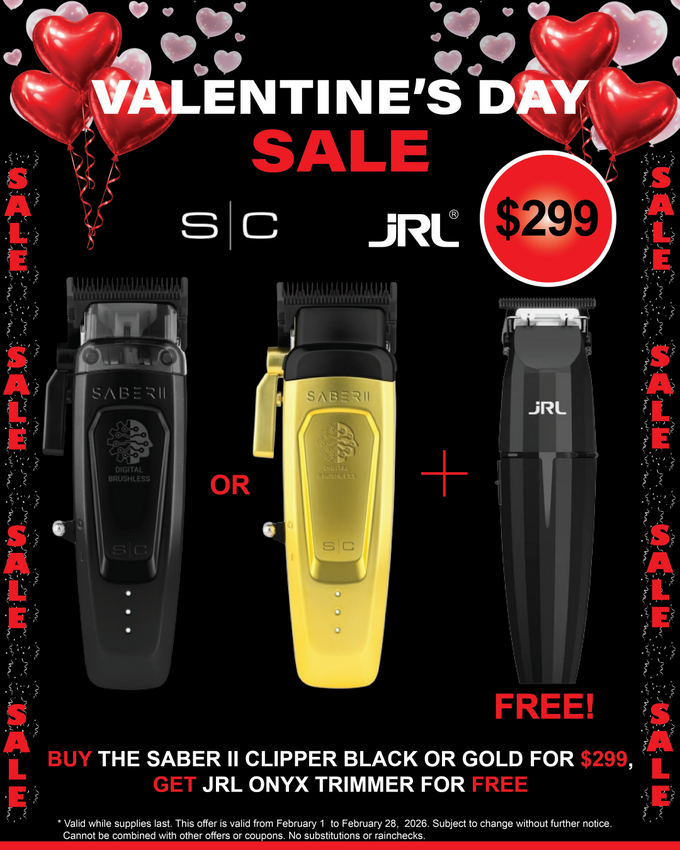 StyleCraft Saber II Clipper + JRL Onyx Trimmer Combo