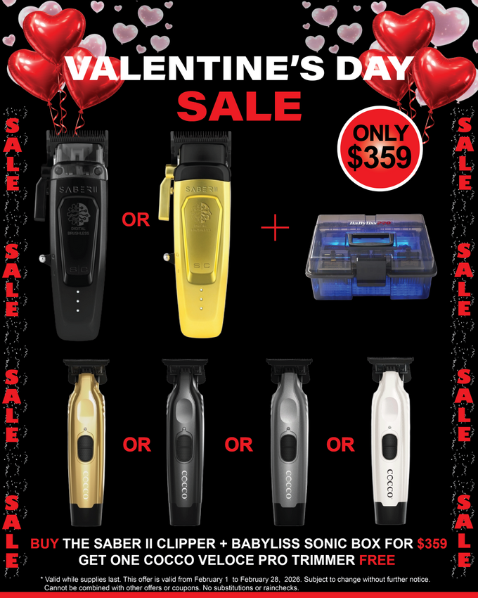 StyleCraft Saber II Clipper + Cocco Veloce Pro Trimmer Combo