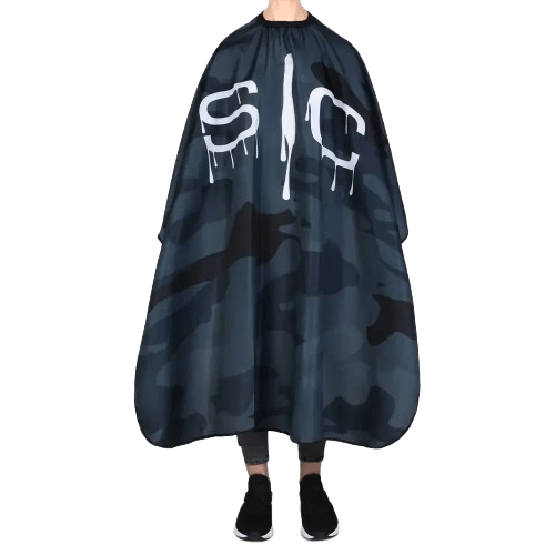 Stylecraft Black Camo Barber & Stylist Capes SC324B