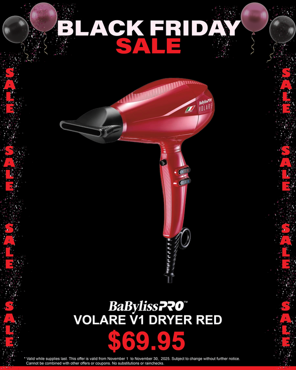 BabylissPRO Volare Dryer - Red