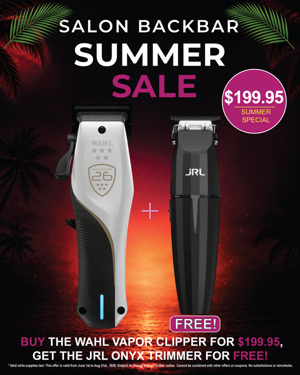 Wahl Professional Vapor Championship Edition & JRL Onyx Trimmer Combo
