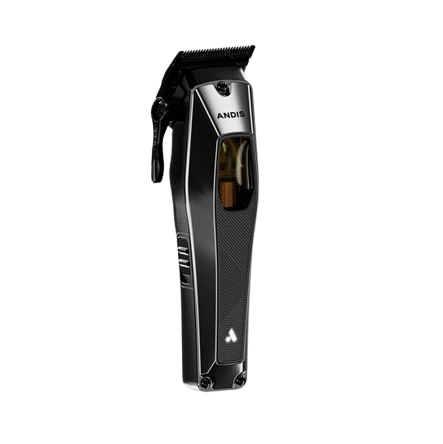 Black Andis Recon hair clipper with brand logo on a white background