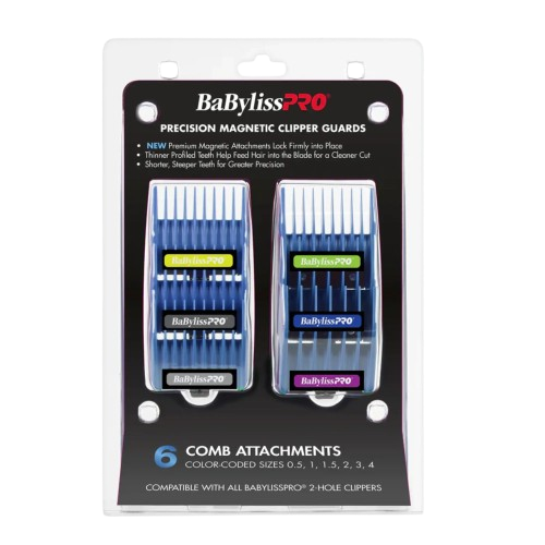 BaBylissPRO Ultra Thin Magnetic Clipper Guards (FXPCMG)