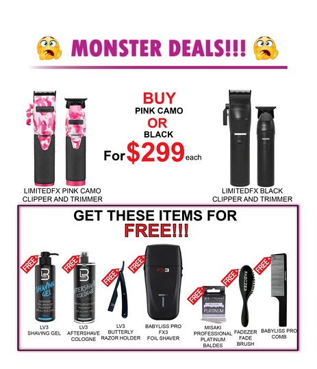 MONSTER DEAL - LIMITEDFX COLLECTION (BARBER/STYLING KIT)