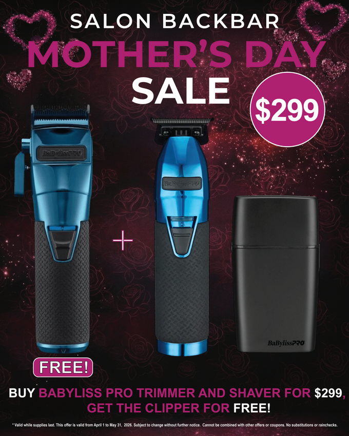 BaBylissPRO FXONE BlueFX Limited Edition Black & Blue All-Metal Interchangeable-Battery Cordless Clipper (FX899BL) &  BaBylissPRO LimitedFX Black & Blue Trimmer and Double Foil Shaver (FXDUOFS2TBL) Combo