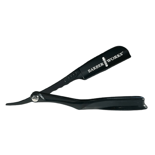 Barber Works Professional Razor Holder – Ultra 3mm Exposed | Superior Grip & Safety Hinge Design