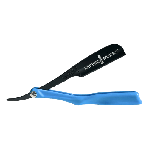 Barber Works Professional Razor Holder – Ultra 3mm Exposed | Superior Grip & Safety Hinge Design