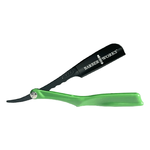 Barber Works Professional Razor Holder – Ultra 3mm Exposed | Superior Grip & Safety Hinge Design