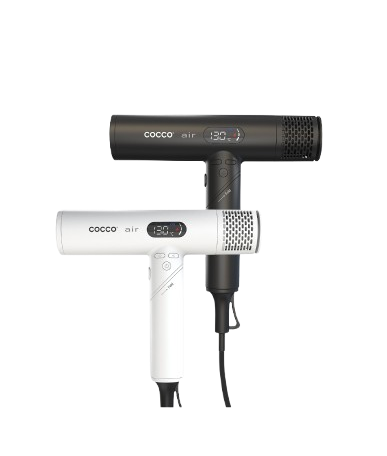 COCCO hair dryer on a white background