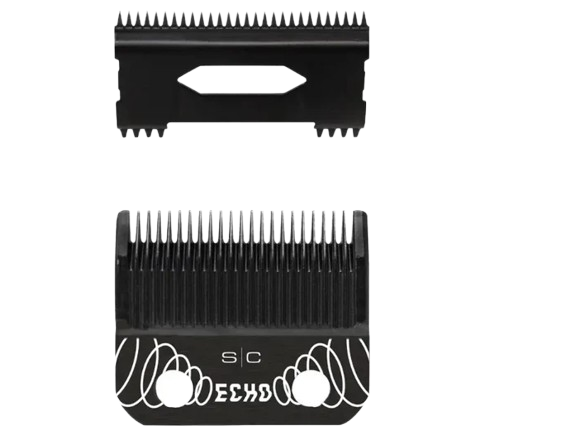 StyleCraft ECHO Fixed DLC Clipper Blade & Deep Tooth DLC Cutter Set (SC545BL)