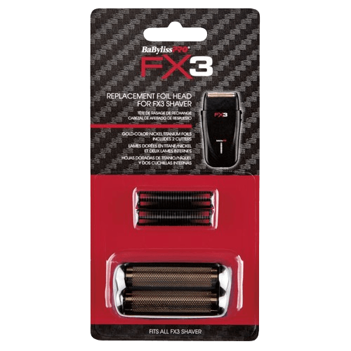 Babyliss PRO FX3 Shaver Replacement Foil & Cutter - Black FXX3RFB