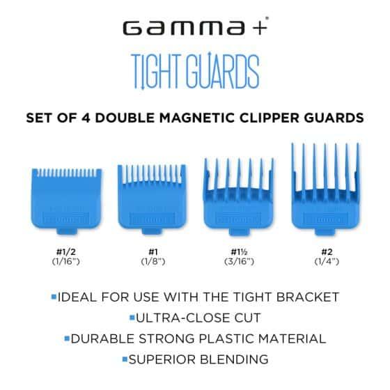 Gamma+ Dub Magnetic Tight Guards - Blue GPTGB