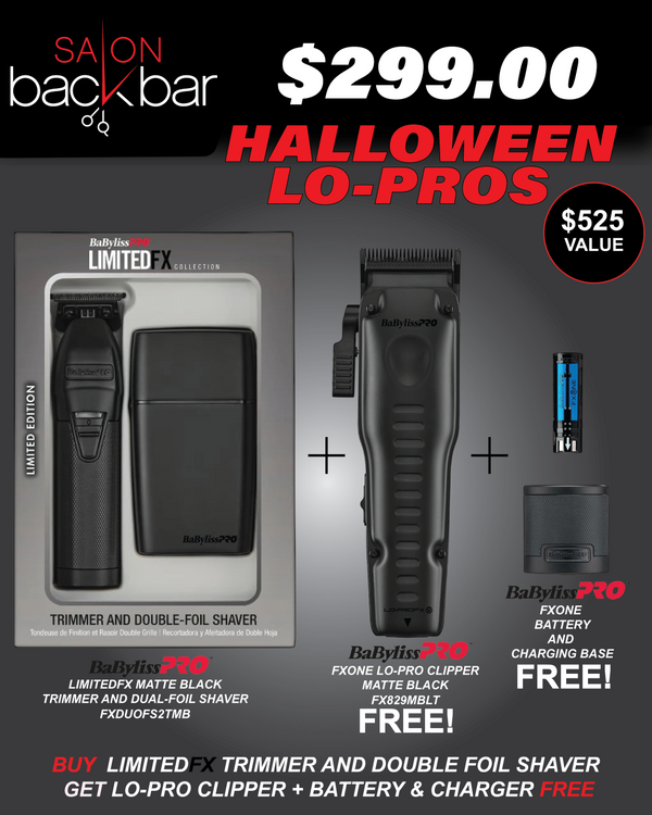 BabylissPRO PRO-KIT: FREE LO-PRO Clipper ($525 Value) | LimitedFX Trimmer & Dual Shaver Combo
