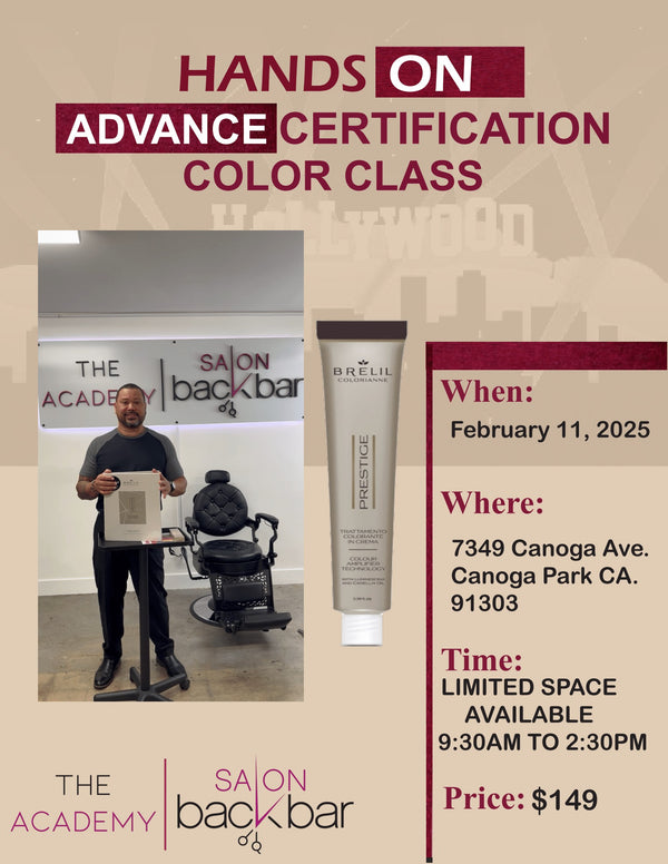 Master Hair Color Techniques – Advanced Certification Class