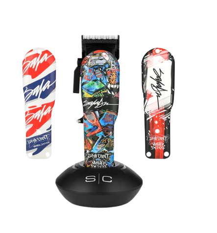StyleCraft Rebel Super-Torque Cordless Clipper – King Saladeen Limited Edition with Echo Blade in custom artwork design