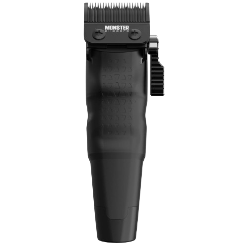 Black hair clipper with 'Monster' branding on a white background
