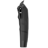 Black electric trimmer on a white background