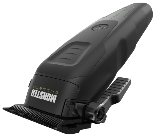 Black hair clipper with 'Mister' branding on a white background