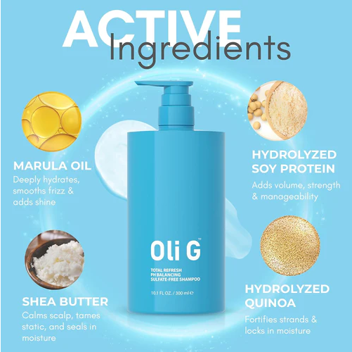 Oli G. Total Refresh pH Balancing Shampoo (300ml/10.1oz)
