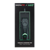 BaBylissPro wireless charging pad packaging with hair clipper illustration on a black background
