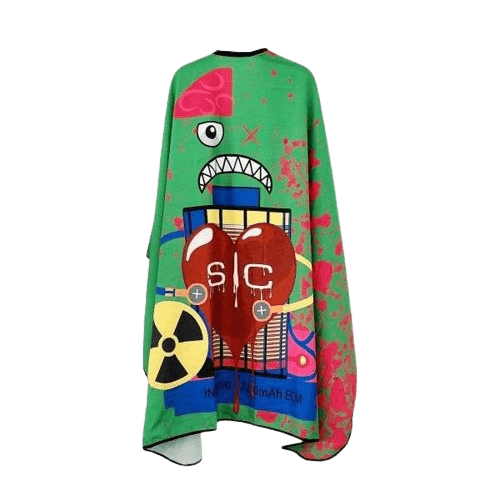 Stylecraft Radioactive Green Barber & Stylist Cape SC312G