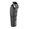 Black hair trimmer on a white background