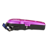 Purple and black tool on a white background