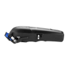 Black grooming clipper on a white background