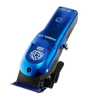 Blue grooming clipper on a white background