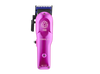 Pink hair clipper with visible branding on a white background