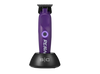 Purple hair trimmer with 'Reign' branding on a white background