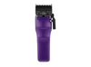 Purple hair clipper on a white background