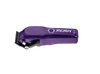 Purple hair clipper with 'Reign' branding on a white background