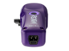 Purple electronic device with 'Reign' branding on a white background