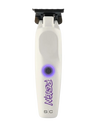 StyleCraft White Reign grooming trimmer with purple logo on a white background