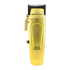Gold hair clipper with 'Saber II' branding on a white background