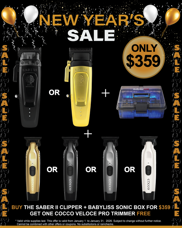 StyleCraft Saber II Clipper + Cocco Veloce Pro Trimmer Combo
