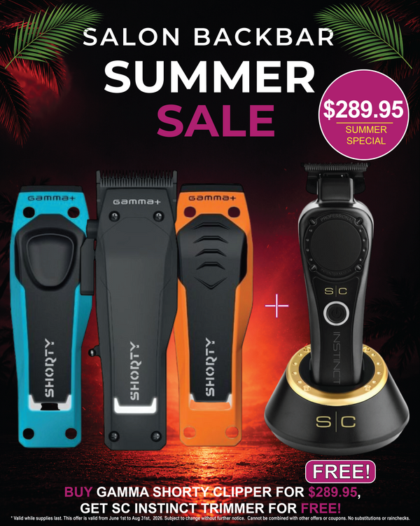 Gamma Shorty Clipper & StyleCraft Instinct Cordless Trimmer Combo