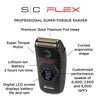 Stylecraft Flex Electric Foil Shaver with Super Torque Motor - Gold Titanium Foil Head SC806B