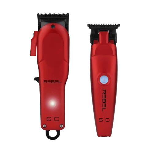 Stylecraft Rebel Professional Super-Torque Cordless Hair Clipper and Trimmer Combo Set SC203R