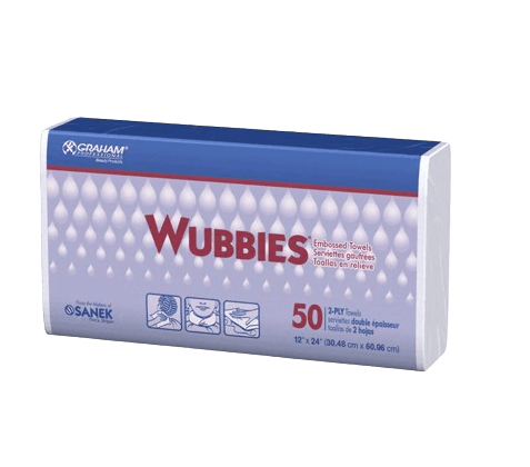 Sanek Wubbie Towels - 50ct